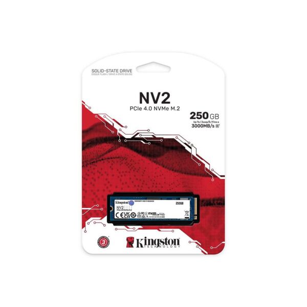 Disco Sólido Kingston NV2 PCIe 4.0 NVMe M.2 250GB